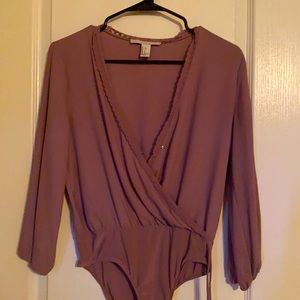 Dusty rose body suit